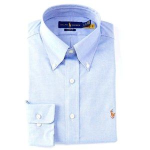 Polo by Ralph Lauren - Custom-Fit Button Down Point Collar Dress Shirt